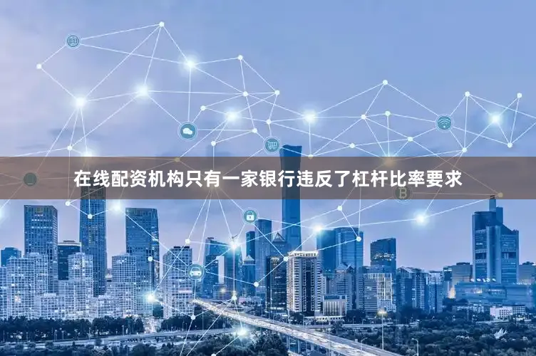 在线配资机构只有一家银行违反了杠杆比率要求